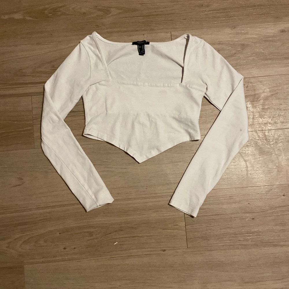 Forever 21, cropped, slightly worn condition